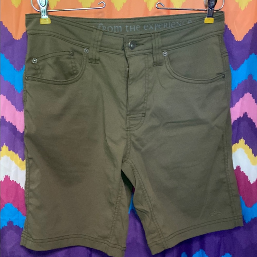 Prana Brion Green Shorts